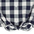 thumbnail image 3 of Hope & Henry Girls' Tie-Front Button Down Top, 3 of 3