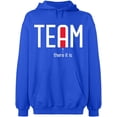 thumbnail image 2 of OXI Hoodie Sweatshirt - Team There It is, Basic Casual Hoodie for Men's and Women Fleece Hoodie Long Sleeve - Royal Blue Large, 2 of 3