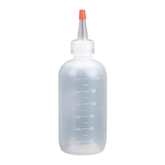 Hair Dyes Bottles Applicator Bottle with Tip Small Container Hair Dyes Bottles with Graduated for Liquid Storage