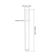 thumbnail image 2 of Unique Bargains Tube de Laboratoire en Plastique Base Ronde avec Bouchons en Liège Lot de 10 0.51x3.94 Pouces, 2 of 5
