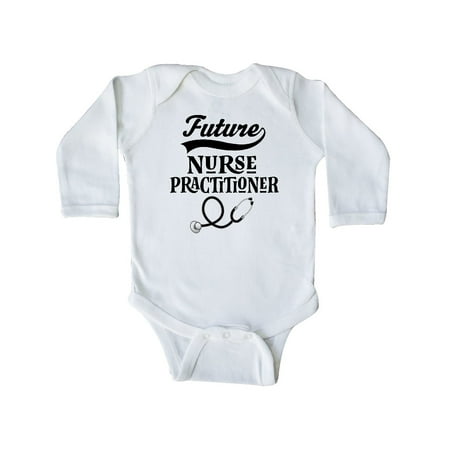 

Inktastic Future Nurse Practitioner Gift Baby Girl Long Sleeve Bodysuit