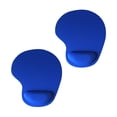 thumbnail image 1 of 2 Pack Ergonomic Mouse Pads with Comfortable Wrist Rest Support for Easy Typing Pain Relief, Durable, 1 of 5