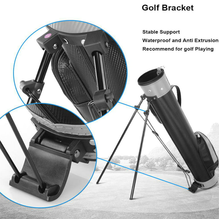 Golf Stand Bag Pu Leather Golf Bag Easy to Carry Golf Carry Bag with  Durable Zipper Lightweight Golf…See more Golf Stand Bag Pu Leather Golf Bag  Easy