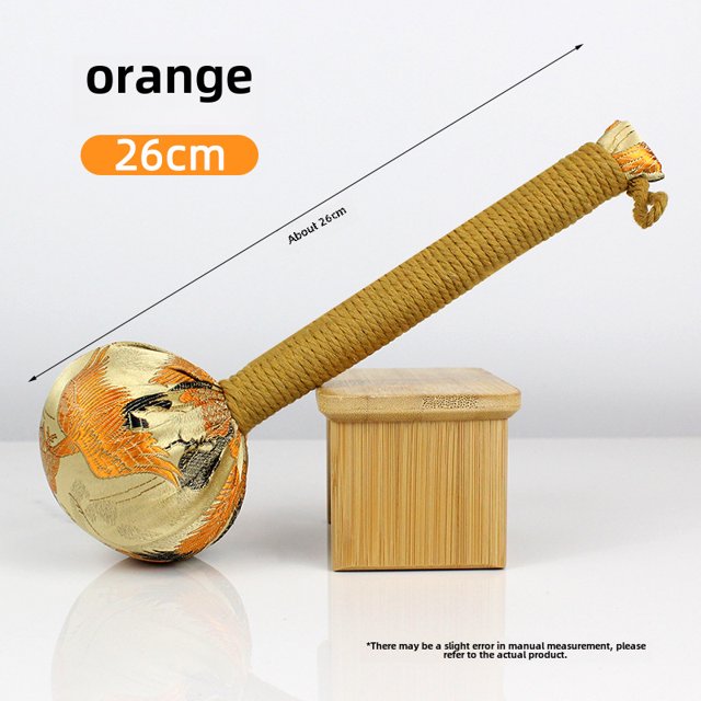 Martillo de regalo del Festival del Medio Otoño, martillo de hierba Ai, martillo para ancianos, palo de masaje hecho a mano, martillo de salud, juego de martillos de hojas de bambú