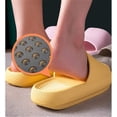 thumbnail image 4 of Pillow Slides, Pillow Slides,Unisex Shower Slide Sandal Summer Slippers Non-Slip Soft Pool Slides with Thick Sole,Open Toe Style Slippers,Ultra-Soft Slippers Extra Soft Cloud Shoes Yellow 37-38, 4 of 5