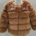 thumbnail image 1 of Rimocy - Abrigo de piel sintética de alta calidad para mujer, chaquetas gruesas y cálidas de invierno 2022, abrigos de piel cortos de manga larga a la moda para mujer, 1 of 6