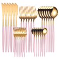 thumbnail image 1 of Western Cutlery Set 36 Piece Tableware Set Stainless Steel Dinnerware Black Spoon Fork Knife Dinner Set Complete Home Flatware, 1 of 5