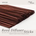 thumbnail image 3 of VFULIE 100PCS Reed Diffuser Sticks, 10 Inch Natural Rattan Wood Sticks Essential Oil Aroma Diffuser Sticks Refill Replacement for Aroma Fragrance (Brown), 3 of 7