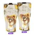 thumbnail image 2 of Happy Women's Day Siamese Sunflower Vintage Proud Mom 30oz Stainless Steel Tumbler Insulated Cup with Lid Cat Lover Kitten Owner Gifts - 02030, 2 of 5