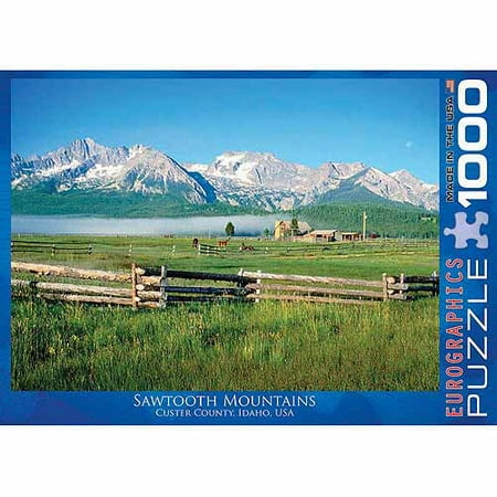 EuroGraphics Sawtooth Mountains, Idaho 1000-Piece Puzzle