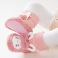 thumbnail image 2 of Siilsaa Baby Boys Shoes Shoes Toddler Indoor Baby Cute Animals First Walkers Casual Socks Elastic Baby Shoes Classic Fashion Footwear Pink,0-6 Months, 2 of 4