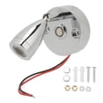thumbnail image 2 of Luz de lectura LED para RV lámpara de noche plateada de CC de 12 a 24 V control táctil de aleación de aluminio portátil para yates y camiones ANGGREK Otros, 2 of 8