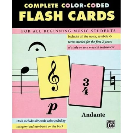 Complete Color Coded Flash Cards