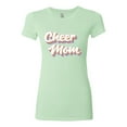 thumbnail image 2 of Wild Bobby Retro Cheer Mom Girl Sports Women Slim Fit Junior Tee, Mint, XX-Large, 2 of 5