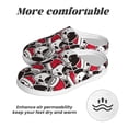 thumbnail image 6 of Rateoe Cute Dog Print Women's Men's Cotton Knit Slippers Lightweight Memory Foam Indoor House Shoes with Anti-Skid Sole-37/38, 6 of 7