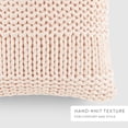 thumbnail image 4 of Comfort Canopy Cozy Chunky Knit Decor Throw Pillow Cover, 20" x 20", 4 of 8