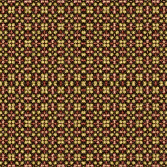 Ahgly Company Machine Washable Indoor Square Transitional Night Red Area Rugs, 7' Square