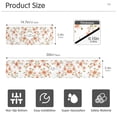 thumbnail image 3 of Yayeee Faucet Mat for Kitchen Sink 14.7" Diatomite Long Splash Guard Pad, Orange Floral Blooms, 3 of 7
