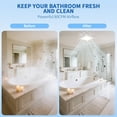 thumbnail image 4 of Bathroom Fan Light Easy, 80 CFM, Ultra-Quiet 0.9 Sones, 1000LM, 5CCT, Ceiling Mount Retrofit Ventilation for Bathrooms up to 80 sq ft,  No Attic Access Needed, Energy Efficient for Bathroom/H, 4 of 8