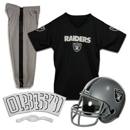 Franklin Sports NFL Oakland Raiders Youth Licensed Deluxe Uniform Set, Small