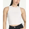 thumbnail image 3 of Real Essentials 5 Pack: Women's Ribbed Sleeveless Cropped Racerback Tank Top Casual Crop Top, 3 of 6