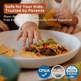 thumbnail image 2 of Deep Dinner Plates Set of 8 - Wheat Straw Plates, Alternative for Plastic Plates, Microwavable, Dishwasher Safe, Unbreakable Dinnerware, Reusable Dinner Plates (Oasis 9"), 2 of 8