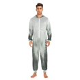 thumbnail image 3 of FORMRS Onesies Pajama for Adults Unisex Hoodie Winter Jumpsuit One Piece Sleepwear, Sizes S-2XL, Foggy Forest, 3 of 7