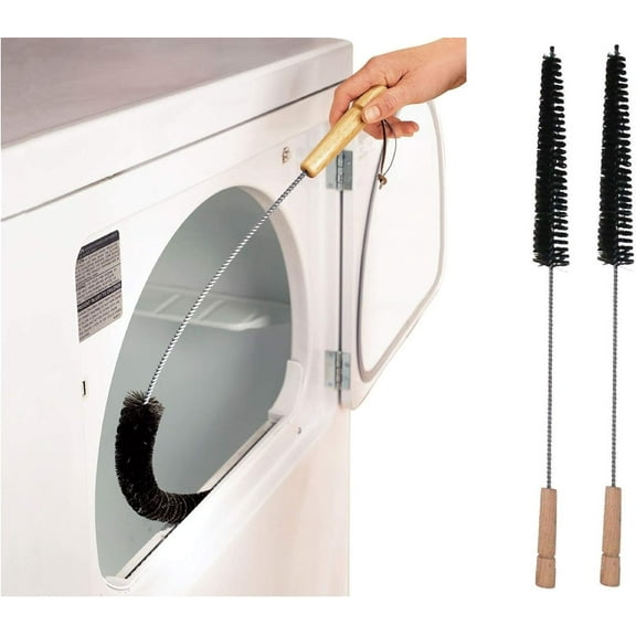 2 Pack Dryer Vent Cleaner Kit Clothes Dryer Lint Brush Vent Trap Cleaner Home Essentials Long Flexible Vacuum Brush