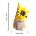 thumbnail image 3 of Coofit Fall Gnome Faceless Sunflower Adorable Autumn Gnome Table Decor for Thanksgiving, 3 of 6