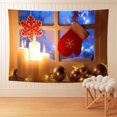 thumbnail image 1 of Fondo de Navidad, tela decorativa, pared de chimenea de Navidad, tela para colgar, árbol de Navidad, diseño de celebración de vacaciones en casa, 1 of 6