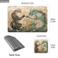 thumbnail image 4 of Wobogo Lynx and Dragon Painting Placemats Coasters Set of 4 Heat-resistant Non-slip Easy to Clean Square Dinner Plate Mat, 4 of 8