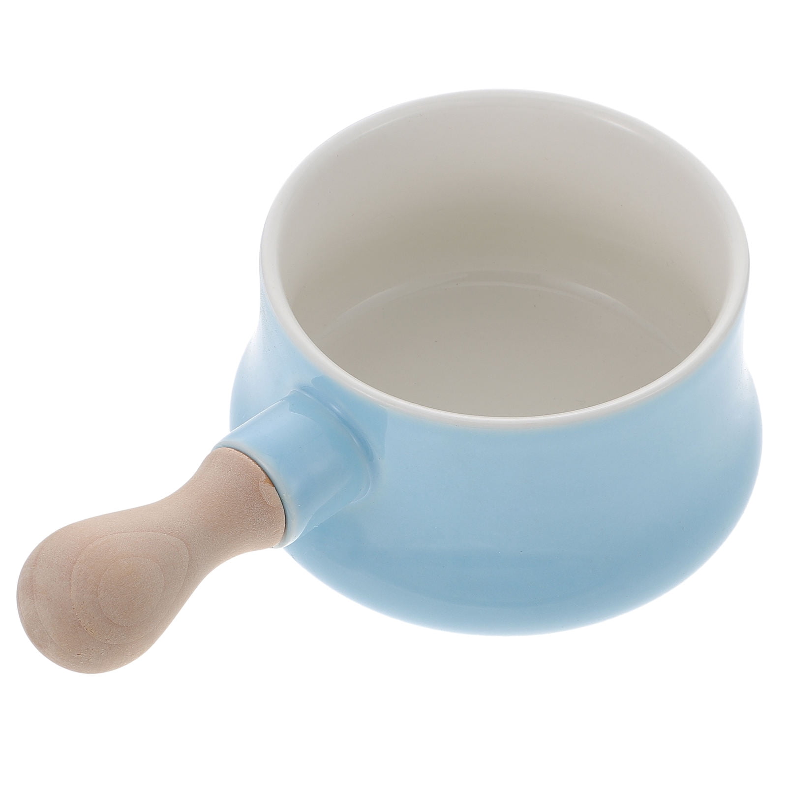 UPKOCH 1Set Snack Bowls for Use Blue Flat Bottom Design for People who Enjoy Various Foods in Kitchen