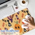 thumbnail image 4 of Long Mouse Pads for Desk,Halloween Pumpkins Skulls and Candies Desk Mats on Top Of Desks, Desk Mouse Pad Extra Large with 3mm Non-Slip Base and Stitched Edge for Gaming,Office,Work,Home 31.5x11.8in, 4 of 5