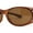 All Brown, variant on Polarized Womens 60mm Rhinestone Oval Fit Over Sunglasses Red Black