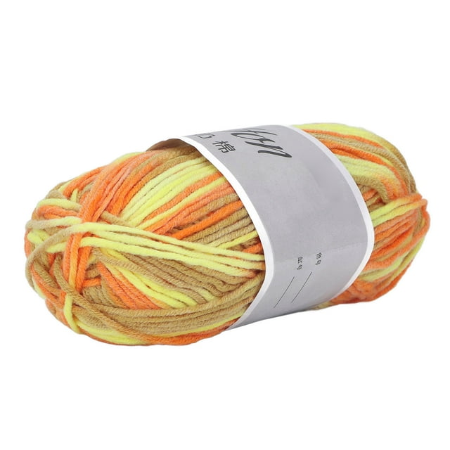 Colorful Yarn,1 Pcs 5 Strands Acrylic Yarn Chunky Yarn Versatile Functionality