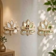 thumbnail image 6 of Lotus Crystal Shelf,Essential Oil Crystal Display Shelf Floating Shelves Yoga Decor for Bedroom Living Room Boho Wall Shelves for Crystals and Stones Witchy Gift for Women, 6 of 6
