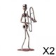 thumbnail image 1 of Estatua del hombre músico,Figura de estatua de hombre musical Figura de arte Decoración,Escultura de músico,figura coleccionable,Estatua decorativa de escritorio hecha con alambres y, 1 of 8