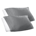 thumbnail image 1 of Clara Clark Premier 1800 Collection Pillowcase Set - King Size, Charcoal Stone Gray, 1 of 1