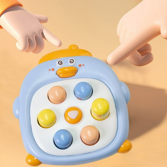QIPOPIQ Clearance Education Toys Children's Quick Ducks Whack-a-Mole, Push Game Toys, Pressing Mini Cute Toys, Parent-Child Birthday Gift Interactive Stress Reducing Puzzle Game For Boys And Girls
