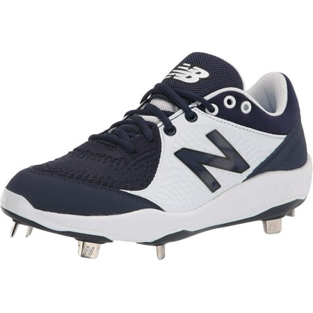 New Balance Mens Fresh Foam 3000 V5 Metal Baseball Shoe 8 Navy/White
