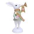 thumbnail image 1 of 7'' Resin Rabbit Figurines, Easter Bunny Nutcracker for The Home Decor Office Gift, 1 of 7