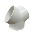 thumbnail image 1 of Bgsha Connecteur Séparateur de Conduites en PVC en Forme de Y pour Ventilateurs Extracteurs Accessoires de Hotte de Cuisinière, 1 of 7
