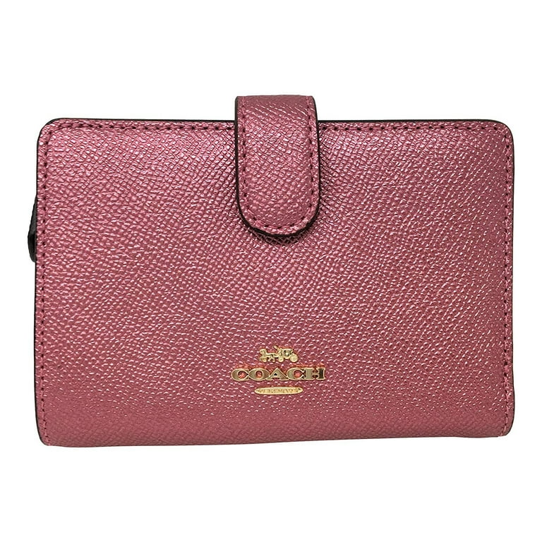 Coach Medium Corner Zip Wallet, Pink