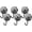 Black, variant on FINDMAG 100LBS N52 Swivel Swing Magnet Hooks, Magnetic Hooks Heavy Duty for Hanging, 6 Pack Strong Neodymium Black Magnets with Hooks Perfect for Cruise Essentials, Key Holder, Kitchen, Locker