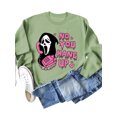 thumbnail image 2 of Anbech Women's Skull Sweatshirt Graphic T Shirts Long Sleeve Top Pullover Halloween Sweaters, 2 of 3