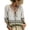 Light Gray, variant on Womens 3/4 Length Sleeve Tunic Tops Dressy Casual V-Neck Summer Tops Loose Fit Work Blouses