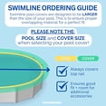 thumbnail image 6 of Swimline Hydrotools Supreme Guard Winter Cover for 15x30 Ft Above Ground Pools, 6 of 12