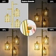 thumbnail image 2 of 68" Gold Floor Lamp, Dimmable Industrial Floor Lamps for Living Room, 3 Light Rustic Standing Tall Lamp Including 3 PCS 6W E26 Bulbs, Farmhouse Tree Floor Lamp for Bedrooms, Office, Bar, 2 of 14