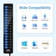 thumbnail image 5 of Hub USB atolla Power 3.0 de 16 puertos con adaptador e interruptores de 12 V/6 A, 5 of 7
