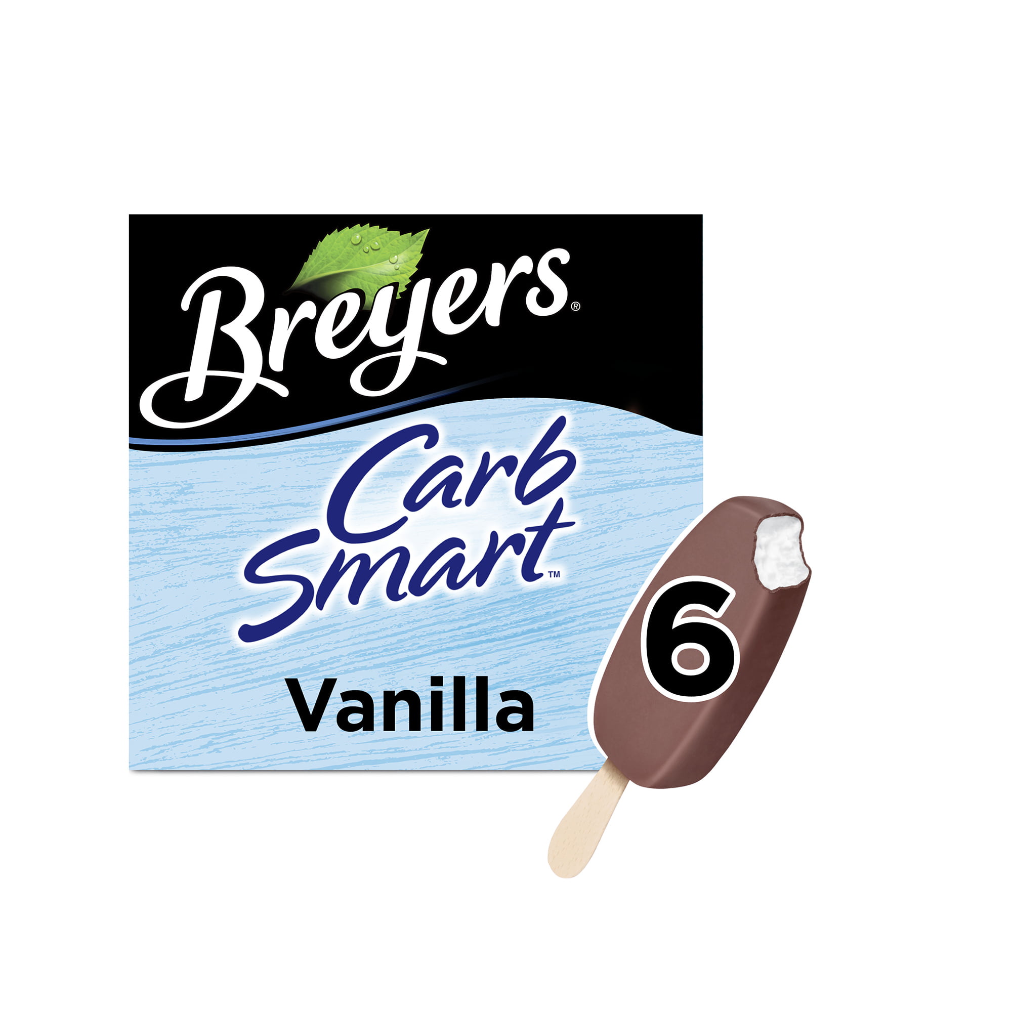 Breyers CarbSmart Vanilla Bar Frozen Dairy Dessert 18 fl oz 6 ct